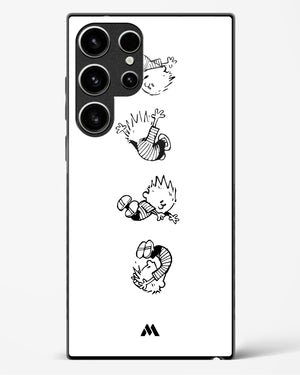 Calvin Hobbes Falling Glass Case Phone Cover (Samsung)