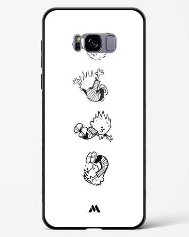 Calvin Hobbes Falling Glass Case Phone Cover (Samsung)