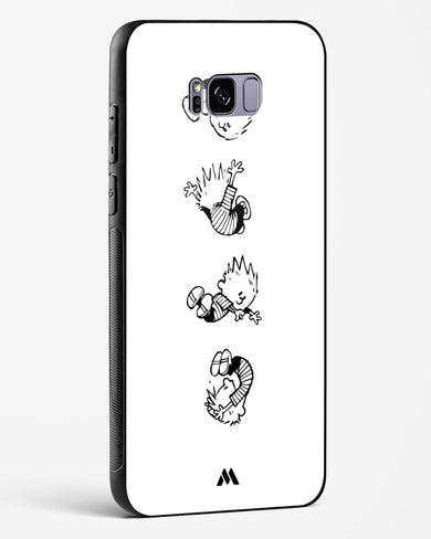 Calvin Hobbes Falling Glass Case Phone Cover (Samsung)