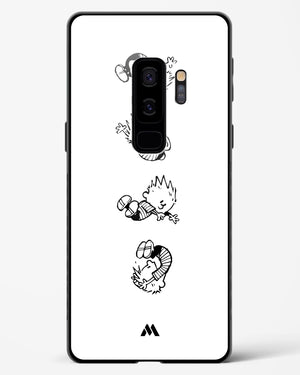 Calvin Hobbes Falling Glass Case Phone Cover-(Samsung)