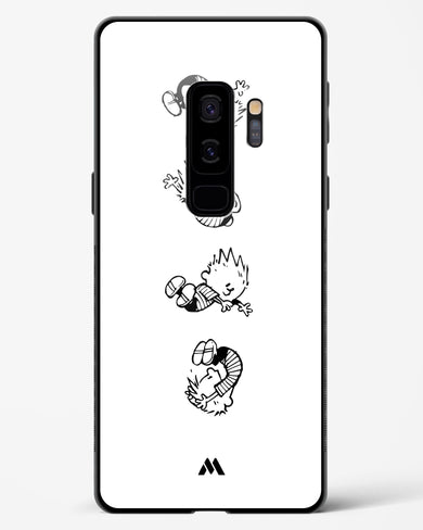 Calvin Hobbes Falling Glass Case Phone Cover (Samsung)