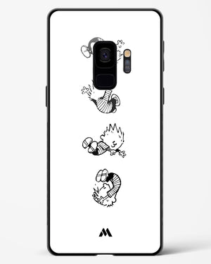 Calvin Hobbes Falling Glass Case Phone Cover (Samsung)
