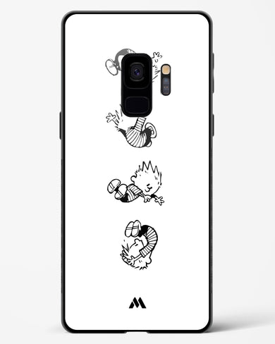 Calvin Hobbes Falling Glass Case Phone Cover (Samsung)