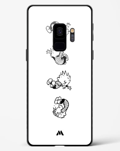 Calvin Hobbes Falling Glass Case Phone Cover-(Samsung)