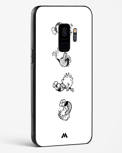 Calvin Hobbes Falling Glass Case Phone Cover-(Samsung)