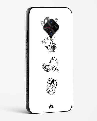 Calvin Hobbes Falling Glass Case Phone Cover-(Vivo)