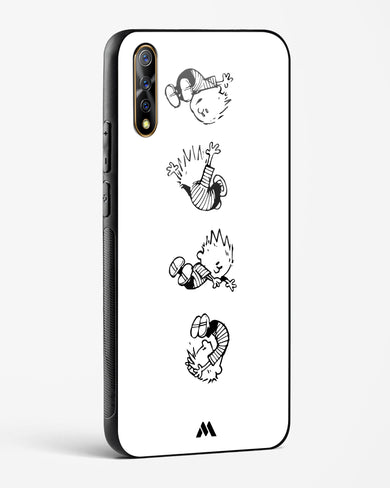 Calvin Hobbes Falling Glass Case Phone Cover-(Vivo)