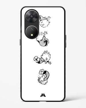 Calvin Hobbes Falling Glass Case Phone Cover (Vivo)