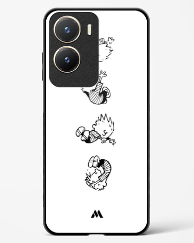 Calvin Hobbes Falling Glass Case Phone Cover-(Vivo)