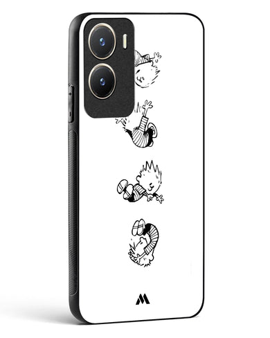 Calvin Hobbes Falling Glass Case Phone Cover-(Vivo)