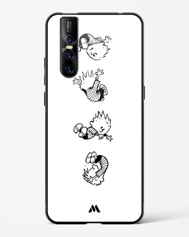 Calvin Hobbes Falling Glass Case Phone Cover (Vivo)