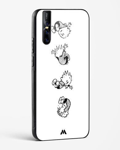 Calvin Hobbes Falling Glass Case Phone Cover (Vivo)