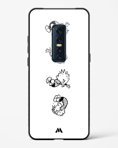 Calvin Hobbes Falling Glass Case Phone Cover (Vivo)