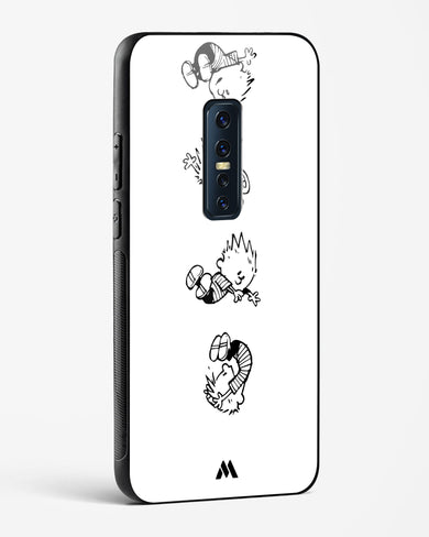 Calvin Hobbes Falling Glass Case Phone Cover (Vivo)