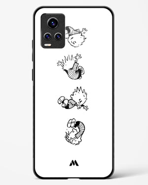 Calvin Hobbes Falling Glass Case Phone Cover-(Vivo)