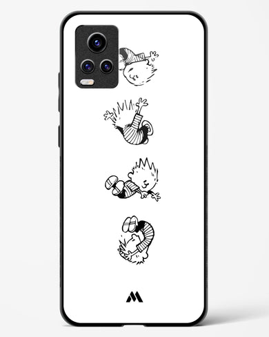 Calvin Hobbes Falling Glass Case Phone Cover-(Vivo)