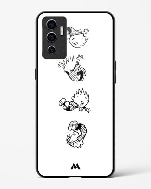 Calvin Hobbes Falling Glass Case Phone Cover-(Vivo)