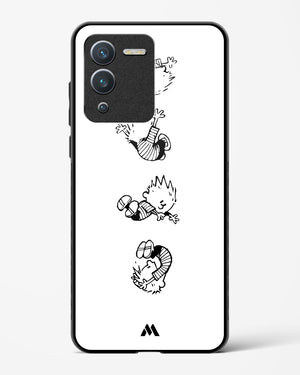 Calvin Hobbes Falling Glass Case Phone Cover (Vivo)