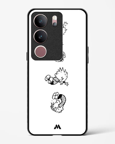 Calvin Hobbes Falling Glass Case Phone Cover (Vivo)