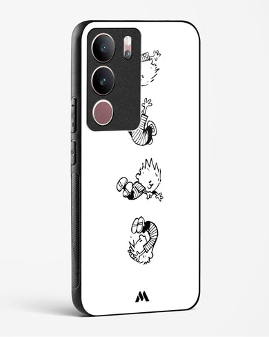 Calvin Hobbes Falling Glass Case Phone Cover (Vivo)