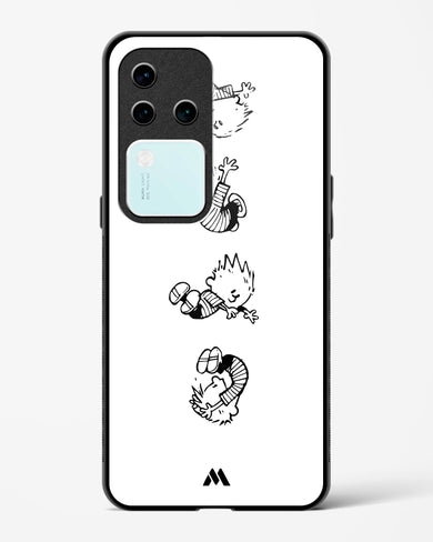 Calvin Hobbes Falling Glass Case Phone Cover (Vivo)