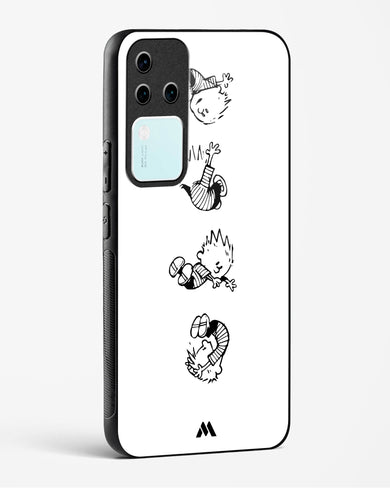 Calvin Hobbes Falling Glass Case Phone Cover (Vivo)