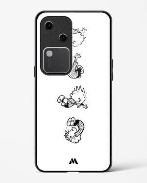 Calvin Hobbes Falling Glass Case Phone Cover (Vivo)