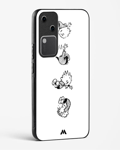 Calvin Hobbes Falling Glass Case Phone Cover (Vivo)