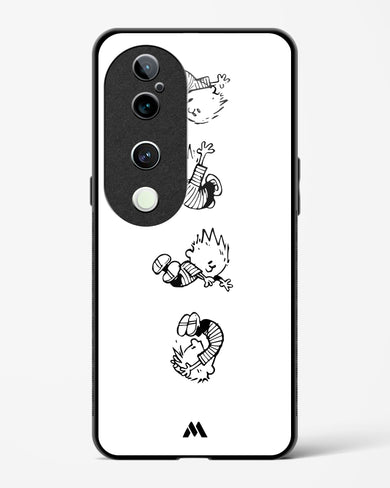 Calvin Hobbes Falling Glass Case Phone Cover (Vivo)