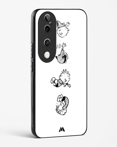 Calvin Hobbes Falling Glass Case Phone Cover (Vivo)