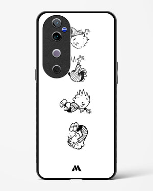 Calvin Hobbes Falling Glass Case Phone Cover (Vivo)