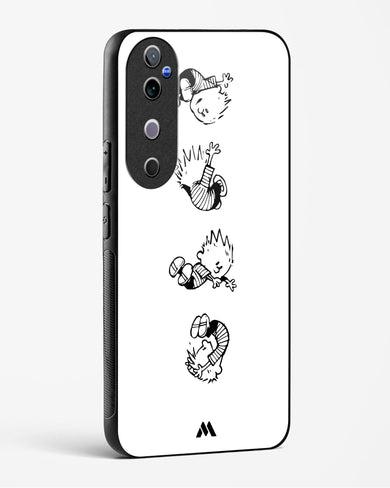 Calvin Hobbes Falling Glass Case Phone Cover (Vivo)