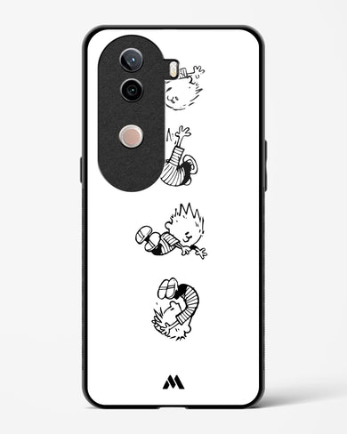 Calvin Hobbes Falling Glass Case Phone Cover (Vivo)