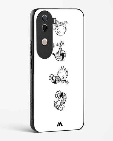 Calvin Hobbes Falling Glass Case Phone Cover (Vivo)