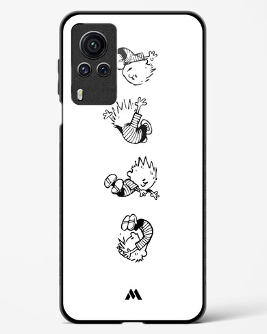 Calvin Hobbes Falling Glass Case Phone Cover-(Vivo)