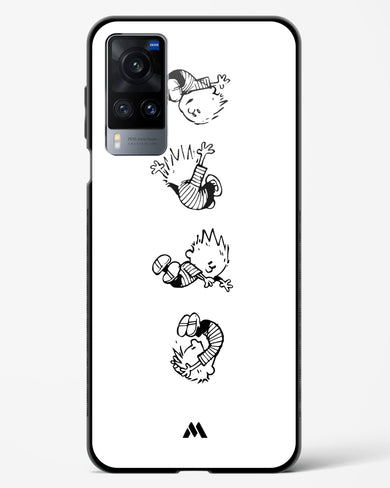 Calvin Hobbes Falling Glass Case Phone Cover-(Vivo)