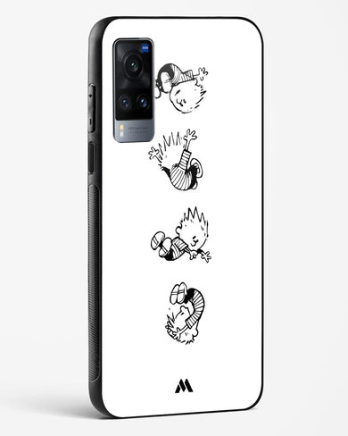 Calvin Hobbes Falling Glass Case Phone Cover-(Vivo)