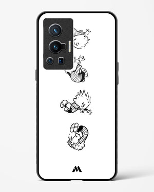 Calvin Hobbes Falling Glass Case Phone Cover (Vivo)