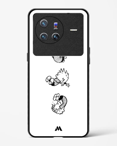 Calvin Hobbes Falling Glass Case Phone Cover-(Vivo)