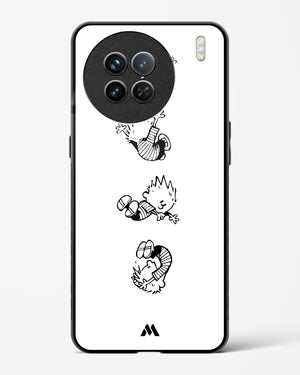 Calvin Hobbes Falling Glass Case Phone Cover-(Vivo)