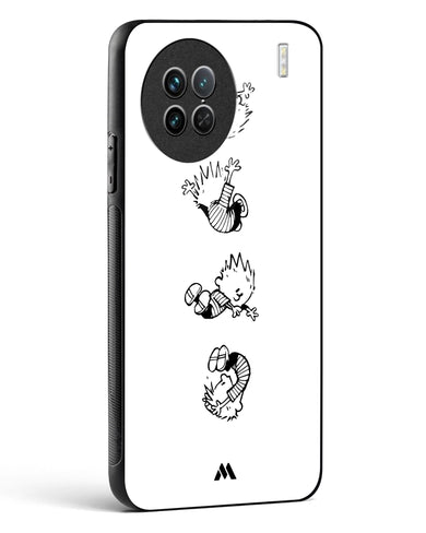 Calvin Hobbes Falling Glass Case Phone Cover-(Vivo)