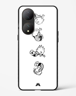 Calvin Hobbes Falling Glass Case Phone Cover (Vivo)