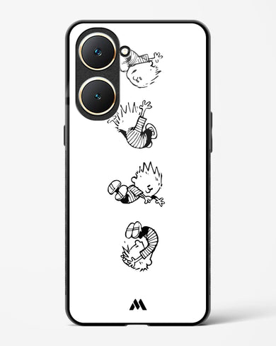 Calvin Hobbes Falling Glass Case Phone Cover (Vivo)