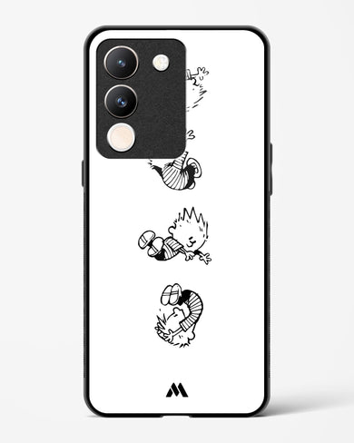 Calvin Hobbes Falling Glass Case Phone Cover (Vivo)