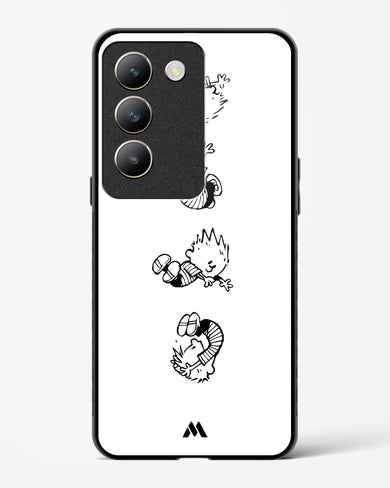 Calvin Hobbes Falling Glass Case Phone Cover (Vivo)