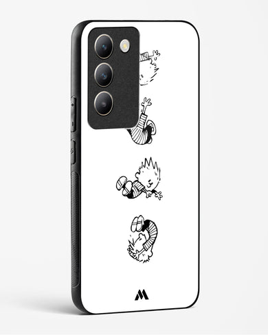 Calvin Hobbes Falling Glass Case Phone Cover (Vivo)