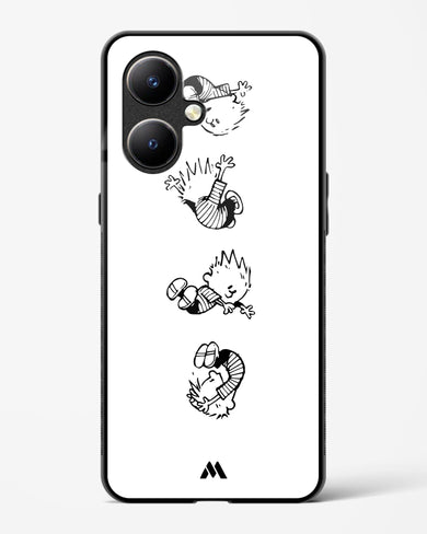 Calvin Hobbes Falling Glass Case Phone Cover-(Vivo)