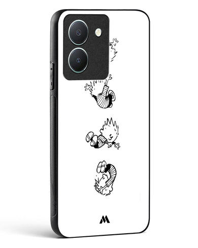 Calvin Hobbes Falling Glass Case Phone Cover-(Vivo)