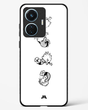 Calvin Hobbes Falling Glass Case Phone Cover (Vivo)