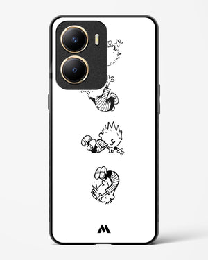 Calvin Hobbes Falling Glass Case Phone Cover-(Vivo)